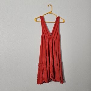 Ruffled Sleeveless Sundress Sz S
